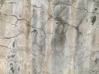 cracked old cement wall texture background
