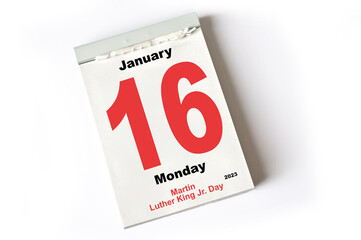 16. January 2023  Martin Luther King Jr Day