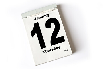 12. January 2023