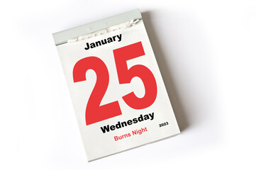 25. January 2023 Burns Night