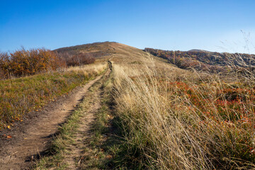 Autumn in the Bieszczady Mountains.