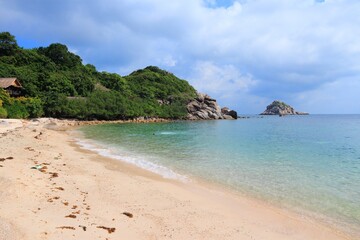 Fototapeta na wymiar Thai beach in Ko Tao island