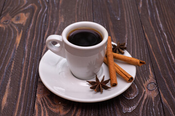 coffee, tea, lemon, autumn, forest, shop, window, windowsill, morning, cup, flatley, october, hot, leaves, cinnamon, sticks, delicious, seasoning, table, wooden, scarf, warm, concept, drink, yellow, l