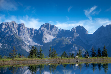 Fototapeta na wymiar Erholungsraum Natur Tiroler Berge