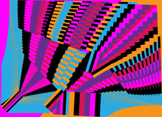 Abstract background, geometric dynamic pattern, vector modern design texture.