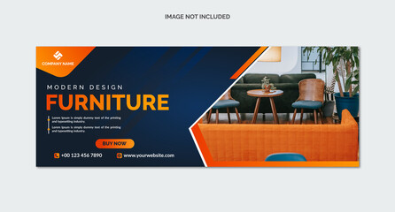 exclusive furniture sale social media cover banner
