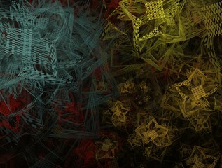 Imaginatory fractal abstract background Image