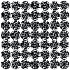 pattern in the form of circles with stripes. A fashionable idea. Pattern for fabrics. Wall decor.