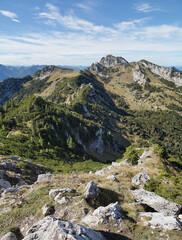 Wanderung Seewandköpfl - Wildalpjoch - Kaserwand: Blick Richtung Wendelstein 