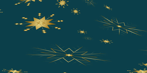 Abstract blue background with snowflake