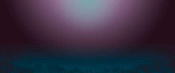 Empty dark pink studio room with spots,  gradient background. Wallpaper for the product.