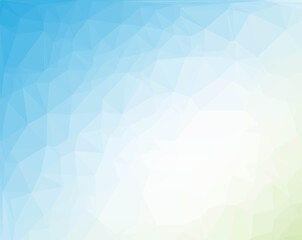 Blue And Green Poligonal Background , Vector Illustration