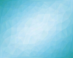 Blue Poligonal Background With Line, Vector Illustration