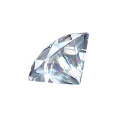 斜め下から見たブリリアントカットのダイヤモンド