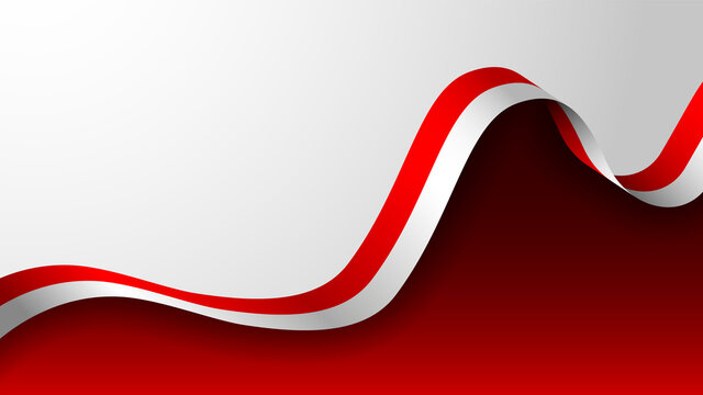 EPS10 Vector Patriotic Background with the colors of the flag of Indonesia. An element of impact for the use you want to make of it.