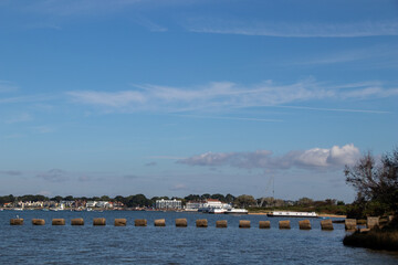 view of the city from the sea