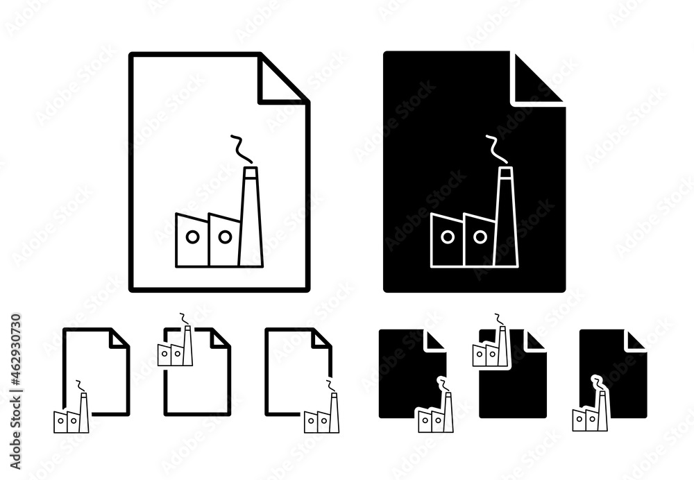 Poster house add vector icon in file set illustration for ui and ux, website or mobile application