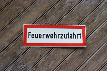 Naklejka premium Schild 