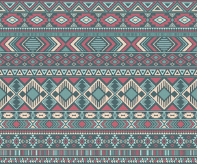 American indian pattern tribal ethnic motifs geometric vector background.