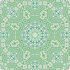 Tile azulejos mosaic seamless pattern, oriental ethnic patchwork