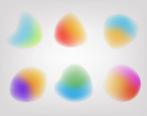 Blurred Ball With Grey Background With Gradient Background, Vector Illustration
