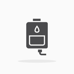 Blood donation icon.