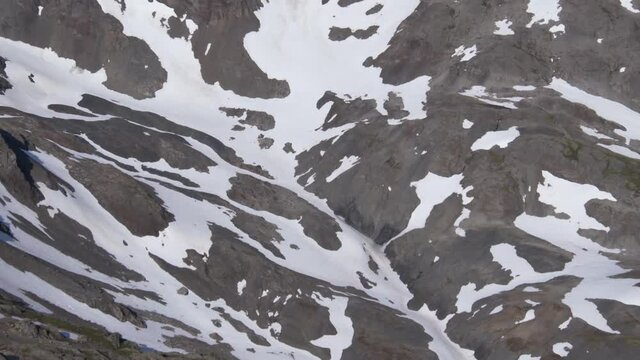 Aerial of glaciers and mountains in Kenai Fjords National Park, Alaska
