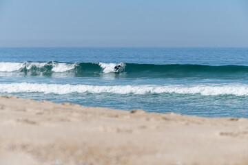 Soul surfer girl riding a wave