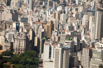 Obraz premium SAO PAULO BRAZIL CITY AERIAL VIEW. High quality photo