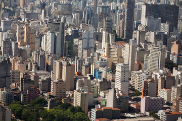 Obraz premium SAO PAULO BRAZIL CITY AERIAL VIEW. High quality photo