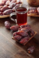 Tea and dried dates.