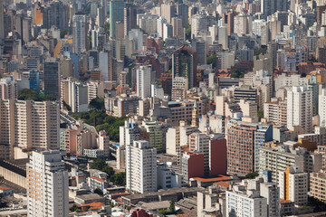 Obraz premium SAO PAULO BRAZIL CITY AERIAL VIEW. High quality photo