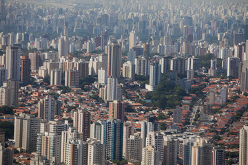 Obraz premium SAO PAULO BRAZIL CITY AERIAL VIEW. High quality photo
