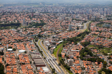 Obraz premium SAO PAULO BRAZIL CITY AERIAL VIEW. High quality photo