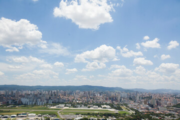 SAO PAULO BRAZIL CITY AERIAL VIEW. High quality photo