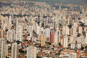 SAO PAULO BRAZIL CITY AERIAL VIEW. High quality photo