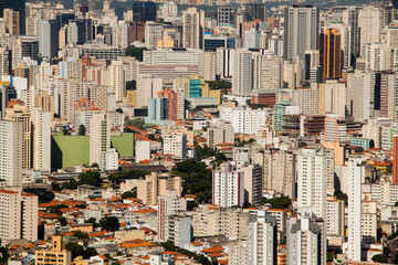 SAO PAULO BRAZIL CITY AERIAL VIEW. High quality photo