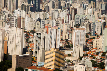 SAO PAULO BRAZIL CITY AERIAL VIEW. High quality photo
