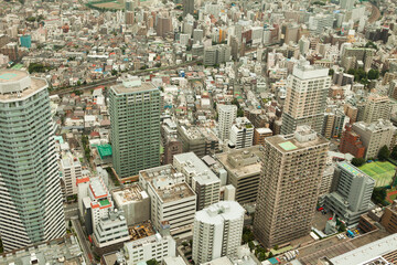 Fototapeta premium Tokyo Aerial View at daytime. High quality photo