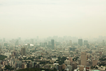 Tokyo Aerial View at daytime. High quality photo