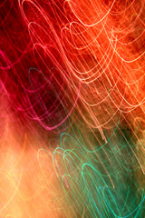 Vibrant Colours Neon Lines Digital Light Background