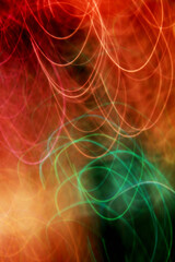 Vibrant Colours Neon Lines Digital Light Background