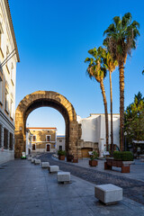Obraz premium Arch of Trajan in Merida, Extremadura, Spain