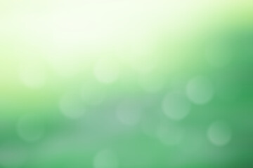 Abstract natural blurred green background with bokeh. Natural soft colours.