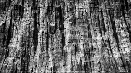 grunge background of black and white old brick