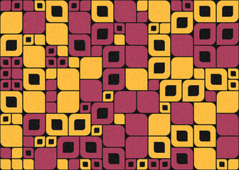 Abstract Geometric Pattern generative computational art illustration