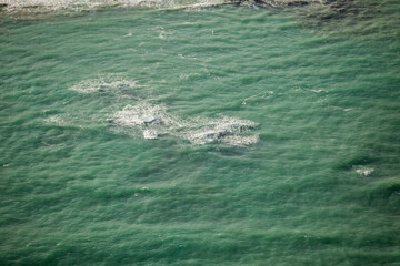Fototapeta premium Aerial view of a beach in Brazil