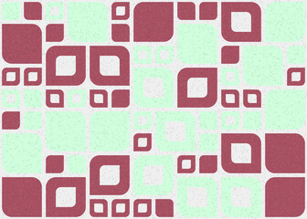 Abstract Geometric Pattern generative computational art illustration