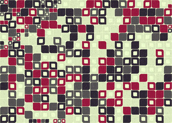 Abstract Geometric Pattern generative computational art illustration