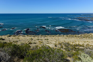 Fototapeta na wymiar Coastal seascape, Patagonia, Argentina